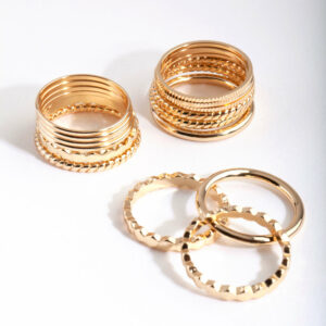 Textured Ring 8-Pack