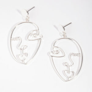 Picasso Face Earrings