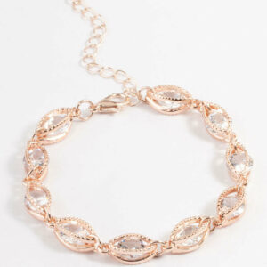 Rose Classic Marquise  Bracelet