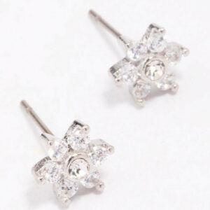 Surgical Steel  Flower Stud Earrings