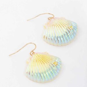 Holographic Shell Earrings