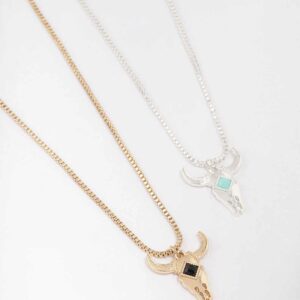 Bull Head Necklace