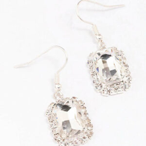 Encased Rectangular Earrings