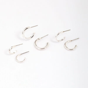 Graduating Huggie Hoop Earring 3-Pack