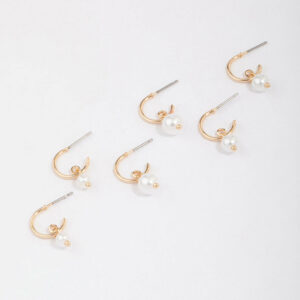 Graduating Pearl Drop Earring 3-Pack