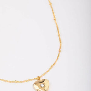 Heart Cubic Zirconia Pendant Necklace