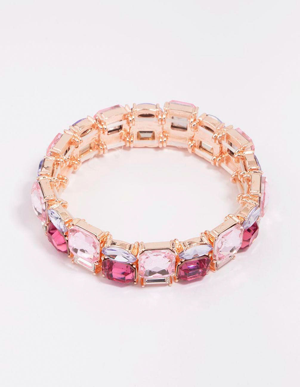Rose Square Stretch Bracelet
