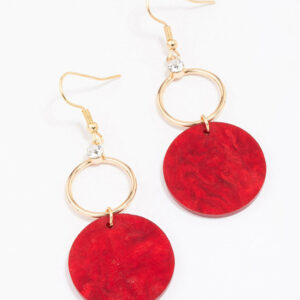 Ring Disc Earrings