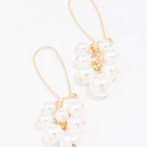 Pearl Cluster Earrings