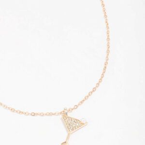 Cocktail Pendant Necklace