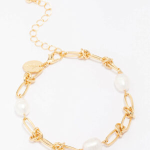 Pearl & Knotted Bracelet