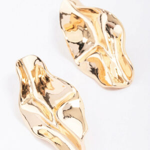 Wrapped Statement Stud Earrings