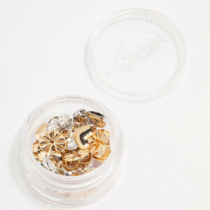 & Rhodium Earring Lifter 6-Pack