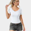 V Neck T Shirt - Image 2