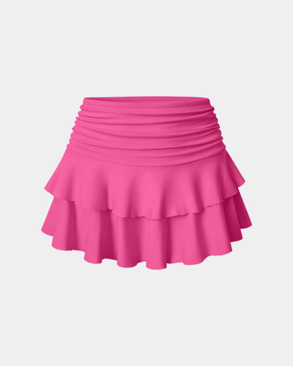 Pleated Tennis A-Line Skirt - Image 9
