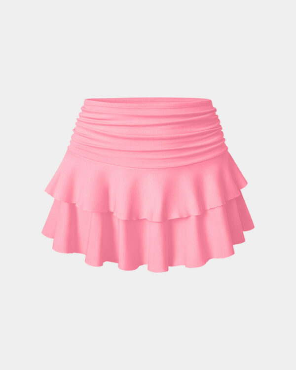 Pleated Tennis A-Line Skirt - Image 11