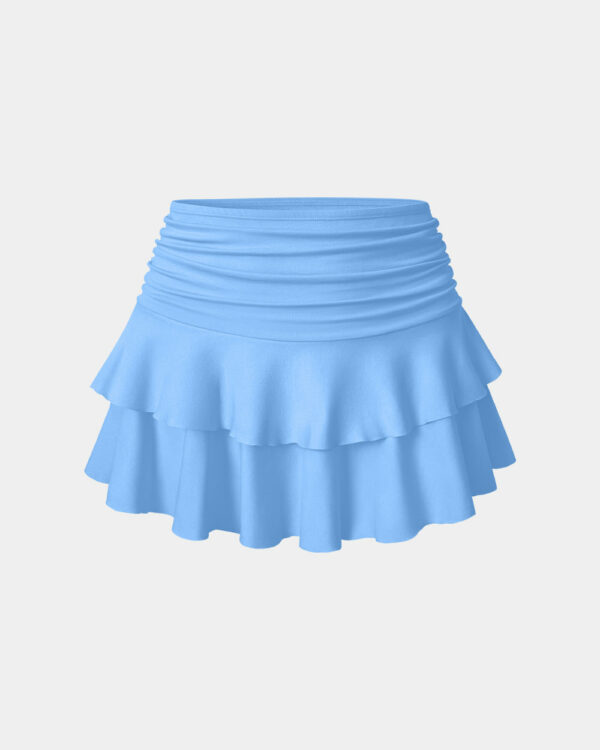 Pleated Tennis A-Line Skirt - Image 13