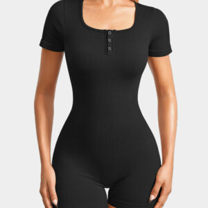 Square Neck Jumpsuits