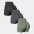 Black Darkgrey Grey green
