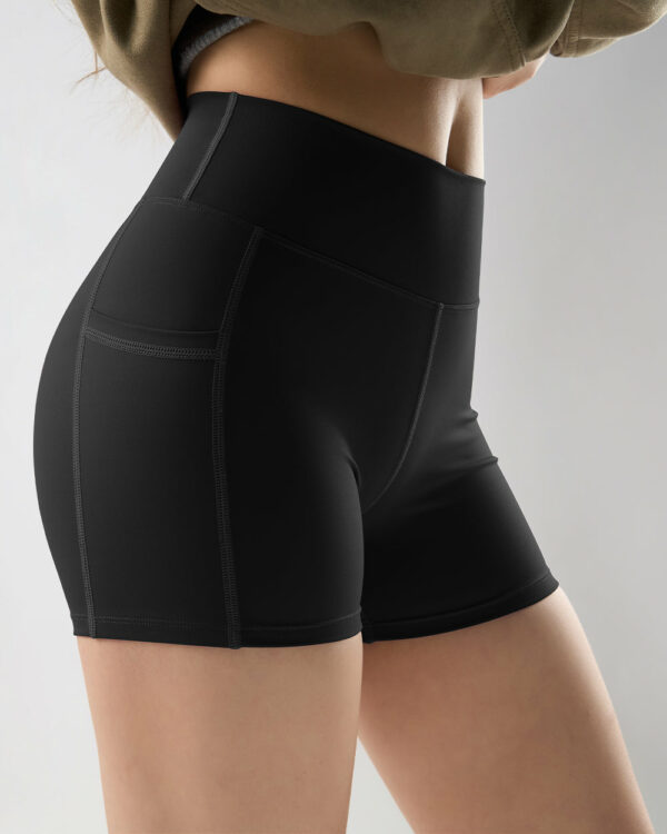 Deep Pockets Yoga Athletic Shorts - Image 4