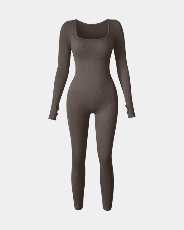 Long Sleeve Sport Jumpsuits