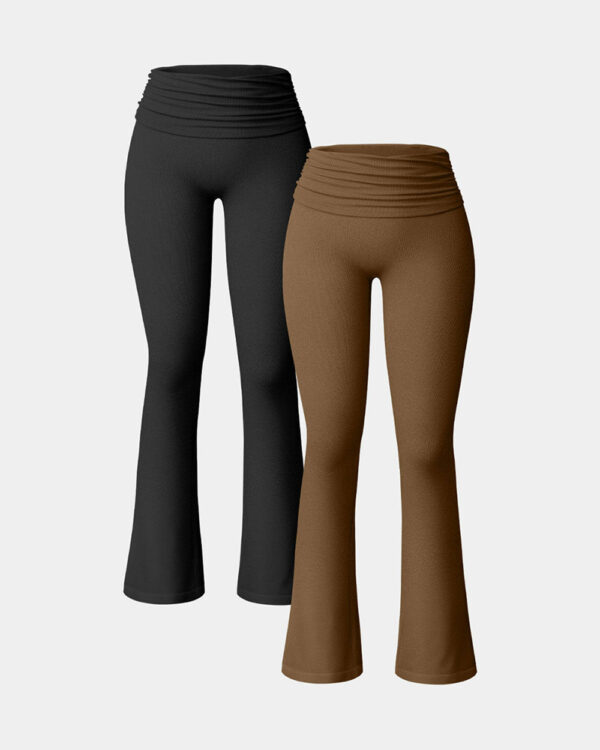 Low Rise Wide Leg Pants