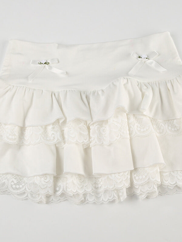 Jasmine lace layered skirt - Image 3