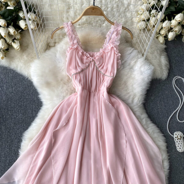 Pink A-line Fashion Dress P271 - Image 2