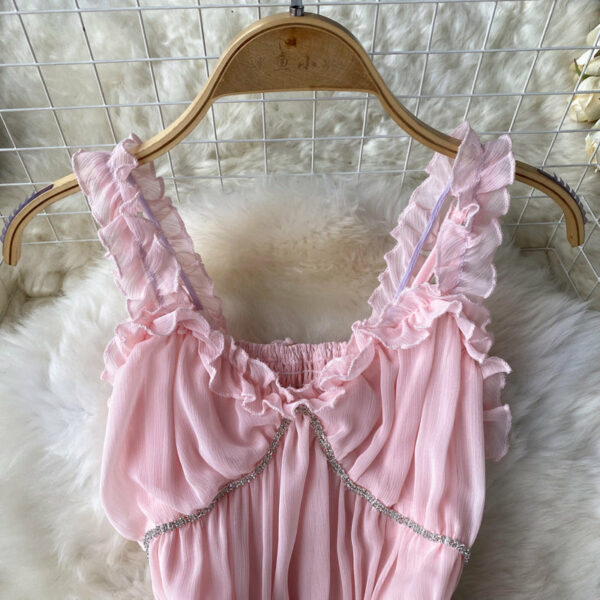 Pink A-line Fashion Dress P271 - Image 4